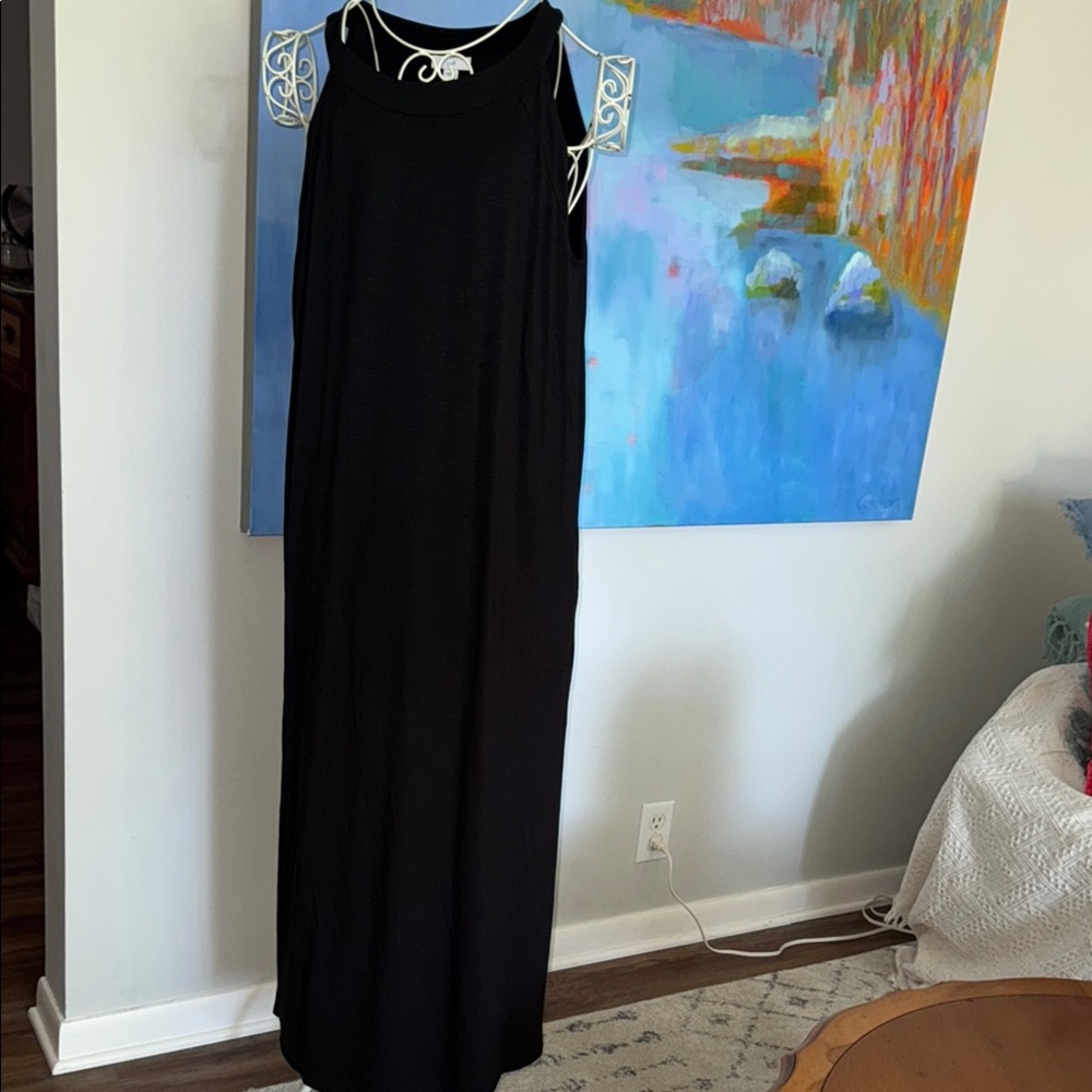 J. Jill Elegant Black Sleeveless Dress NWT!